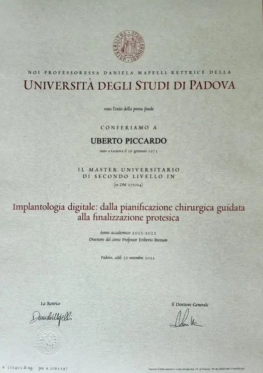 Master in Implantologia Digitale